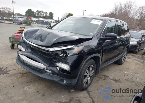 2016 Honda Pilot Ex-L из США, поврежденный, VIN 5FNYF6H5XGB019347